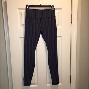 Lululemon Pin Stripes Leggings